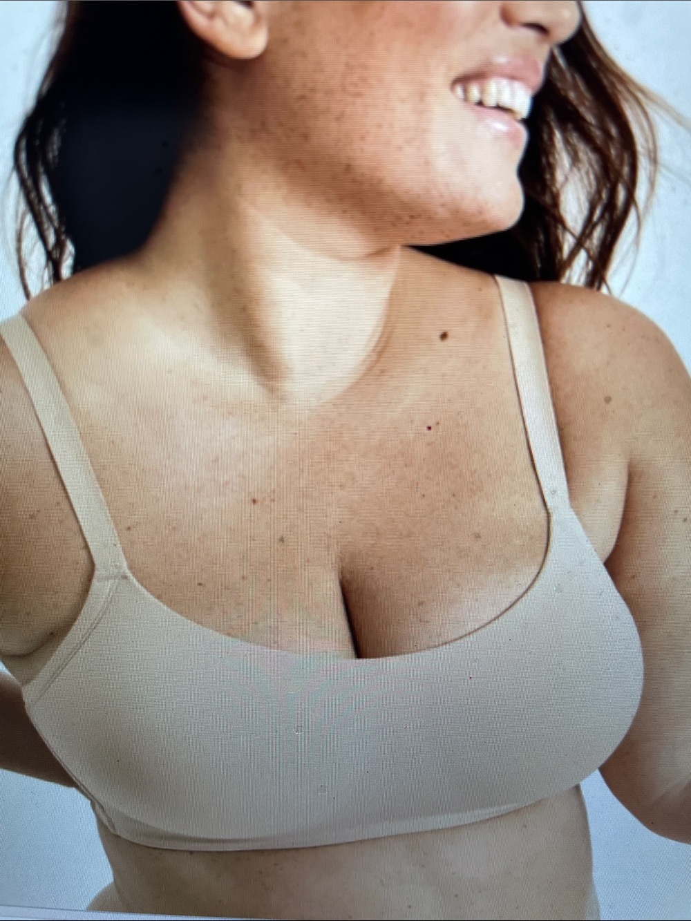 Knix the one and only scoop Nude Comfort wireless Bra- Women- nwt